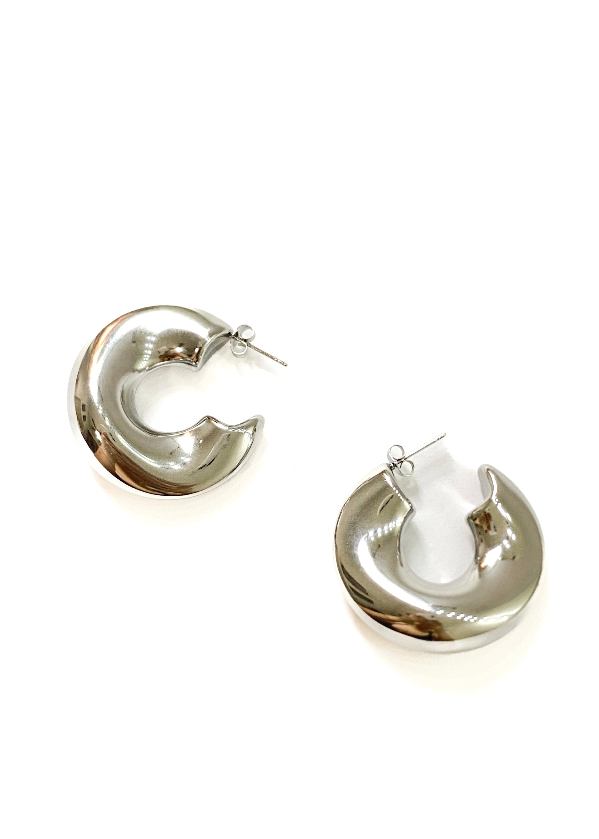 Statement earrings.