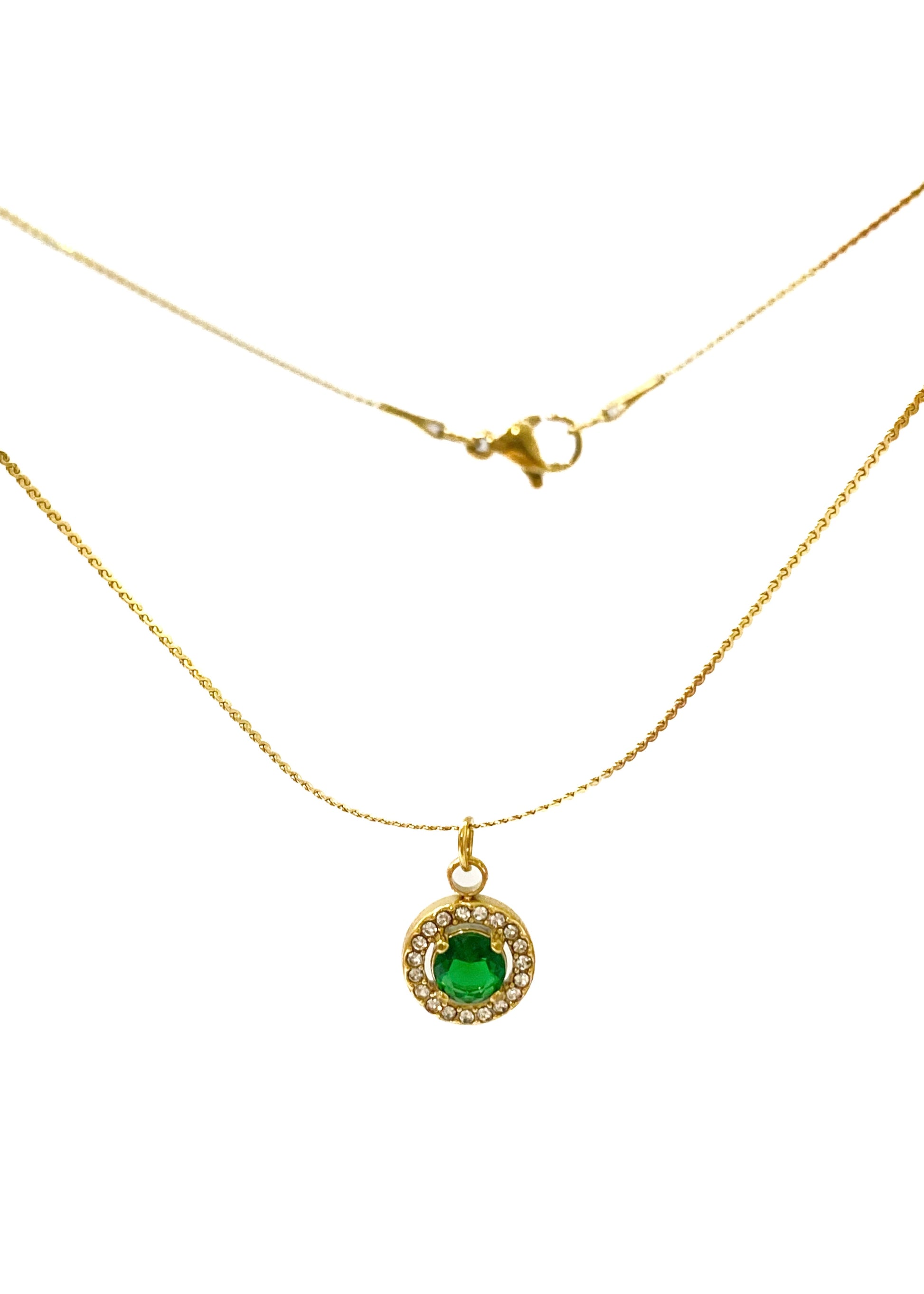 Priyanka green necklace