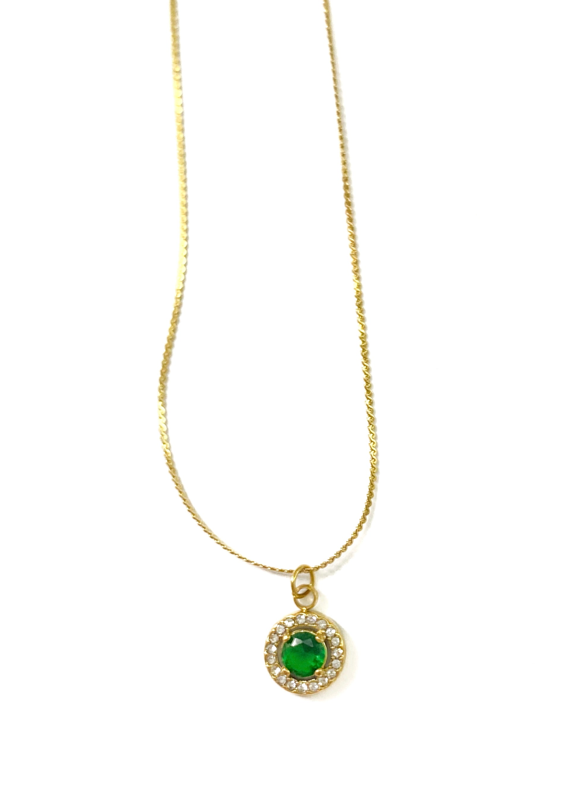 Priyanka green necklace