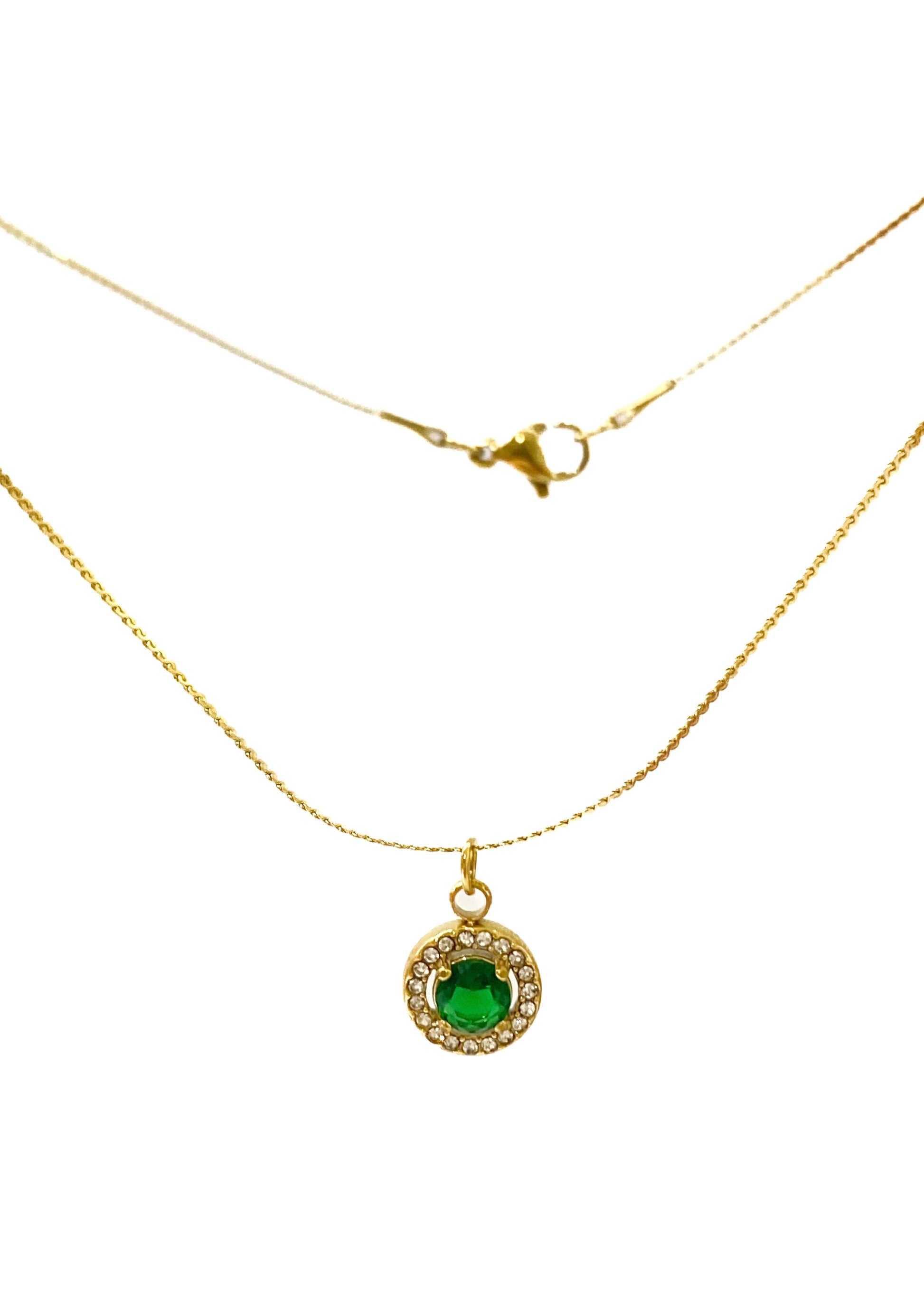Priyanka green necklace