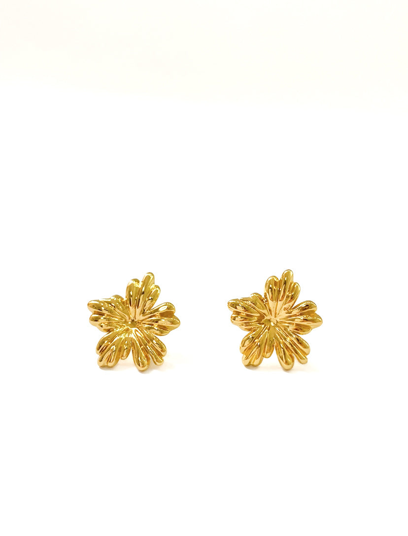 Gladiolus flower earrings